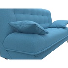 Прямой диван «Анна», ПБ, механизм книжка, рогожка, цвет амур голубой  (артикул 10842649)  большой выбор товаров оптом и в розницу по низким ценам с доставкой