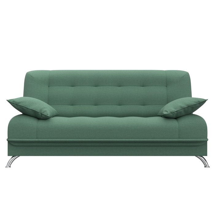 Диван прямой «Анна», ПБ, механизм книжка, рогожка, цвет амур зелёный - Фото 1