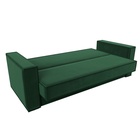 Прямой диван «Куба», ППУ, механизм книжка, велюр, цвет зелёный  (артикул 10842661)  большой выбор товаров оптом и в розницу по низким ценам с доставкой