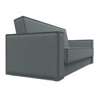 Прямой диван «Куба», ППУ, механизм книжка, рогожка, цвет амур серый  (артикул 10842674)  большой выбор товаров оптом и в розницу по низким ценам с доставкой