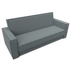 Прямой диван «Куба», ППУ, механизм книжка, рогожка, цвет амур серый  (артикул 10842674)  большой выбор товаров оптом и в розницу по низким ценам с доставкой