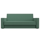 Прямой диван «Куба», ППУ, механизм книжка, рогожка, цвет амур зелёный  (артикул 10842676)  большой выбор товаров оптом и в розницу по низким ценам с доставкой