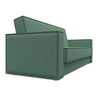 Прямой диван «Куба», ППУ, механизм книжка, рогожка, цвет амур зелёный  (артикул 10842676)  большой выбор товаров оптом и в розницу по низким ценам с доставкой