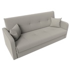 Прямой диван «Надежда», ППУ, механизм книжка, рогожка, цвет амур бежевый  (артикул 10842688)  большой выбор товаров оптом и в розницу по низким ценам с доставкой