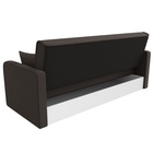 Прямой диван «Надежда», ППУ, механизм книжка, рогожка, цвет амур коричневый 10842689