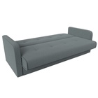 Прямой диван «Надежда», ППУ, механизм книжка, рогожка, цвет амур серый  (артикул 10842691)  большой выбор товаров оптом и в розницу по низким ценам с доставкой