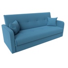 Прямой диван «Надежда», ППУ, механизм книжка, рогожка, цвет амур голубой  (артикул 10842692)  большой выбор товаров оптом и в розницу по низким ценам с доставкой