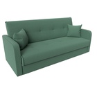 Прямой диван «Надежда», ППУ, механизм книжка, рогожка, цвет амур зелёный  (артикул 10842693)  большой выбор товаров оптом и в розницу по низким ценам с доставкой