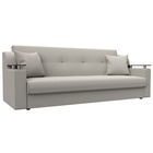 Прямой диван «Сенатор», ППУ, механизм книжка, рогожка, цвет амур бежевый  (артикул 10842694)  большой выбор товаров оптом и в розницу по низким ценам с доставкой