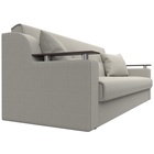 Прямой диван «Сенатор», ППУ, механизм книжка, рогожка, цвет амур бежевый  (артикул 10842694)  большой выбор товаров оптом и в розницу по низким ценам с доставкой