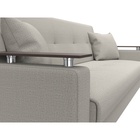 Прямой диван «Сенатор», ППУ, механизм книжка, рогожка, цвет амур бежевый  (артикул 10842694)  большой выбор товаров оптом и в розницу по низким ценам с доставкой