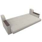 Прямой диван «Сенатор», ППУ, механизм книжка, рогожка, цвет амур бежевый  (артикул 10842694)  большой выбор товаров оптом и в розницу по низким ценам с доставкой