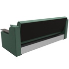 Прямой диван «Сенатор», ППУ, механизм книжка, рогожка, цвет амур зелёный  (артикул 10842698)  большой выбор товаров оптом и в розницу по низким ценам с доставкой