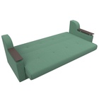 Прямой диван «Сенатор», ППУ, механизм книжка, рогожка, цвет амур зелёный  (артикул 10842698)  большой выбор товаров оптом и в розницу по низким ценам с доставкой