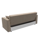 Прямой диван «Тур», ППУ, механизм книжка, велюр, цвет бежевый 10842699