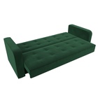 Прямой диван «Тур», ППУ, механизм книжка, велюр, цвет зелёный 10842702