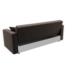 Прямой диван «Тур», ППУ, механизм книжка, велюр, цвет коричневый 10842703