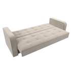 Прямой диван «Тур», ППУ, механизм книжка, микровельвет, цвет бежевый  (артикул 10842706)  большой выбор товаров оптом и в розницу по низким ценам с доставкой