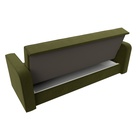 Прямой диван «Тур», ППУ, механизм книжка, микровельвет, цвет зелёный  (артикул 10842707)  большой выбор товаров оптом и в розницу по низким ценам с доставкой