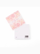 Мини-открытка «С нежностью!» розовые цветы, 7.5?7.5 см (комплект 10 шт) - фото 43793009