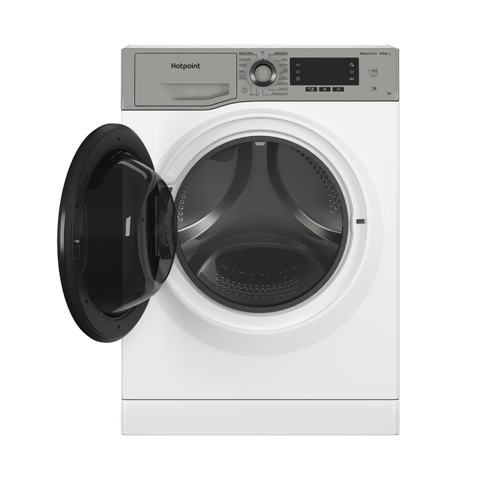 Стиральная машина Hotpoint-Ariston NSD 8249 UD AVE RU, класс А, 1200 об/мин, до 8 кг, белая