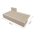 Диван угловой «Поло», ППУ, левый угол, механизм еврокнижка, экокожа, цвет бежевый - Фото 13