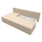 Угловой диван «Поло», ППУ, левый угол, еврокнижка, экокожа, цвет бежевый - Фото 6