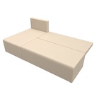 Угловой диван «Поло», ППУ, левый угол, еврокнижка, экокожа, цвет бежевый - Фото 7