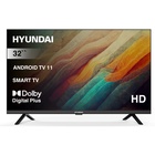 Телевизор Hyundai H-LED32BS5002, 32", 1366×768, DVB-C/T2/S2, 2xHDMI, 1xUSB, SmartTV, черный - фото 322268043