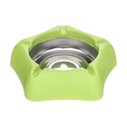 Пепельница для дома из нержавеющей стали, для сигарет и стиков, 13×13.3 см, зеленая - фото 27161967