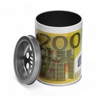 Пепельница для дома бездымная 200 Euro, для сигарет и стиков, 7.7×10.2 см 10820061 - фото 14547655