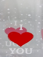 Складная коробка из PVC I love you, 12 x 12 x 15 см 5шт - фото 808958406