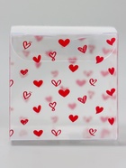 Складная коробка из PVC «Сердца», прозрачная с рисунком, 5?5?5 см 5 шт. (комплект 4 шт) - фото 44048955
