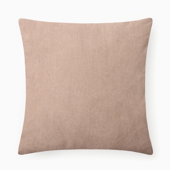 Чехол на подушку «Этель» Diamond, 43×43 см, бежевый - Фото 1