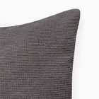 Наволочка декоративная «Этель» Diamond, 43×43 см, серая - Фото 3