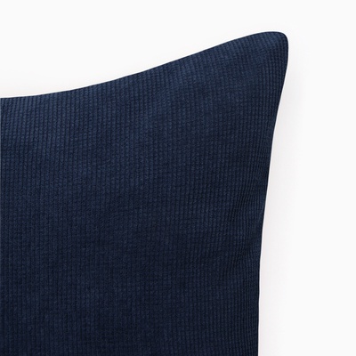 Чехол на подушку «Этель» Diamond, 43×43 см, синий