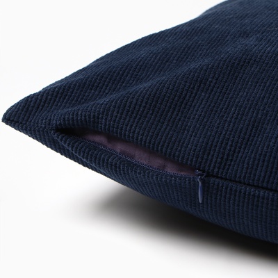 Чехол на подушку «Этель» Diamond, 43×43 см, синий