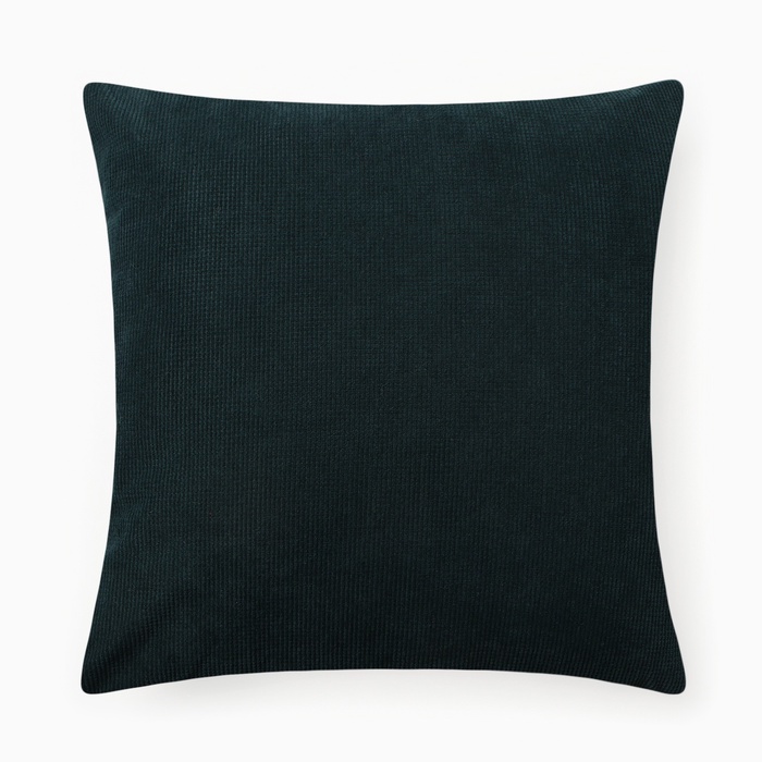 Чехол на подушку «Этель» Diamond, 43×43 см, изумруд - Фото 1