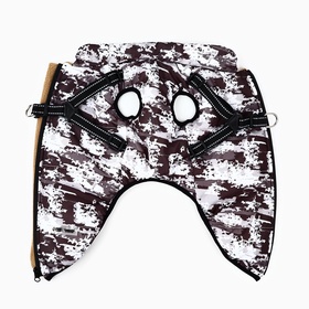 Куртка зимняя для собак «Тёплая зима», камуфляж, размер M, одежда