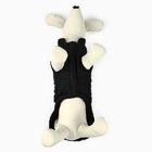 Куртка зимняя для собак «Тёплая зима», чёрная размер M, одежда - Фото 5