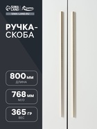 Ручка-скоба CAPPIO RS141, м/о 768 мм, цвет сатиновое золото - фото 809236811