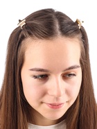 Краб для волос "Брианна" звезда, 2 см, золото (6 шт) - фото 809027921