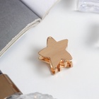 Краб для волос "Брианна" звезда, 2 см, золото (6 шт) - фото 809027922