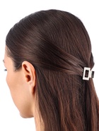 Краб для волос "Брианна" прямой, 2,5 см, серебро (6 шт) - фото 809027953