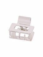 Краб для волос "Брианна" прямой, 2,5 см, серебро (6 шт) - фото 809027955