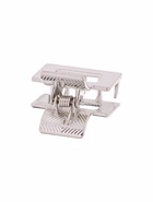 Краб для волос "Брианна" прямой, 2,5 см, серебро (6 шт) - фото 809072601