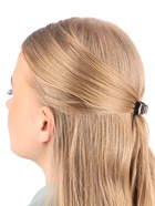 Крабик для волос «Брианна», геометрия, 2 см, тёмное серебро (комплект 6 шт) - фото 46497059