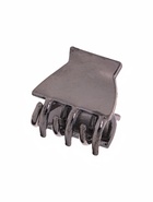 Крабик для волос «Брианна», геометрия, 2 см, тёмное серебро (комплект 6 шт) - фото 46497061