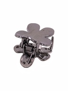 Крабик для волос «Брианна», цветок, 2 см, тёмное серебро (комплект 6 шт) - фото 49361873