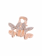 Крабик для волос «Одри», бабочки, 2.5 см, золото (комплект 6 шт) - фото 46497080